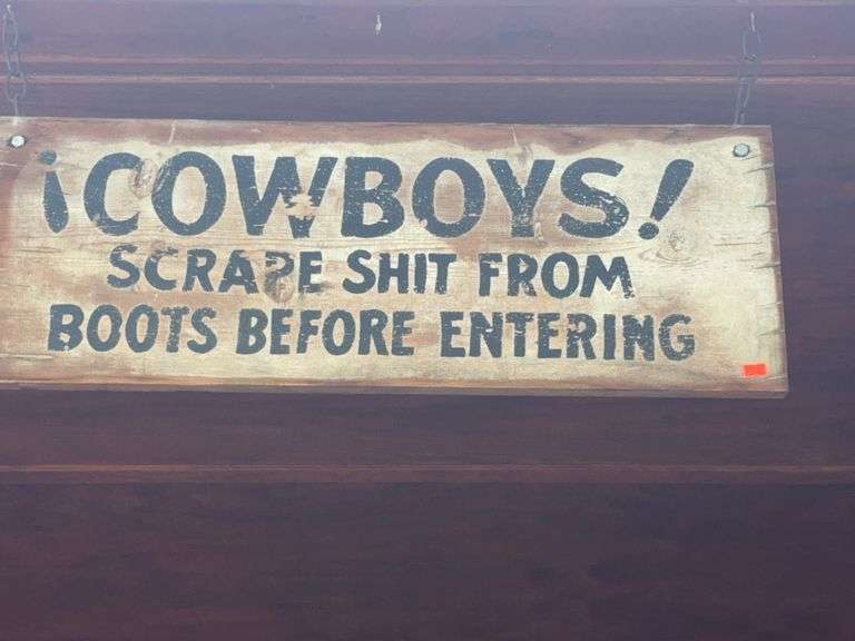 Wood sign image