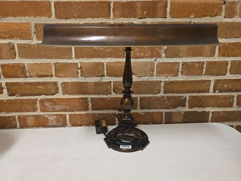 Bronze Toned Metal Desk Lamp image