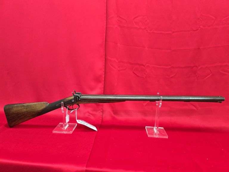 WJ King London Double Barrel Black Powder Rifle image