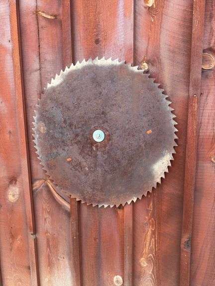 Antique saw blade image