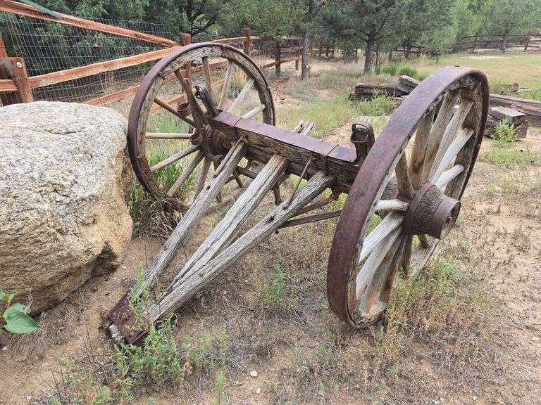 Antique Wagoon Wheels image