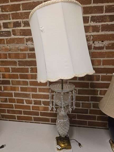 Cut Glass Lamp image
