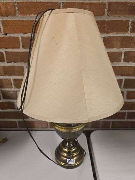 Brass Toned Lamp image