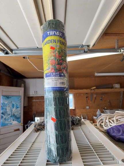 Tenax garden fence 2Ft x25 FT, box of c clamps image