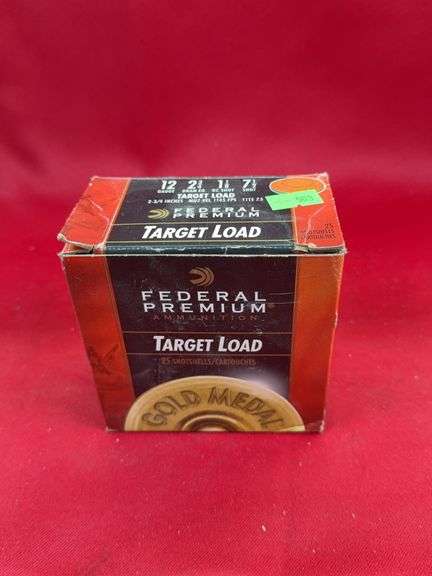 1 box of 25 12 GA Federal Premium Target Load 2 3/4” image