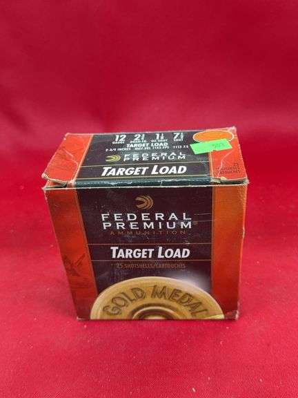 1 box of 25 12 GA Federal Premium Target Load 2 3/4” image