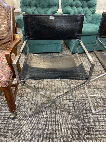Metal directors chair image