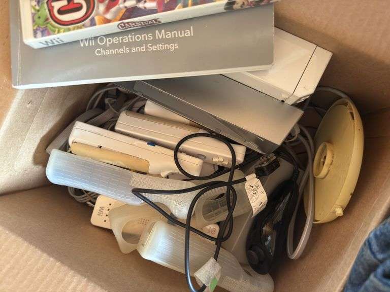 Wii system with games image