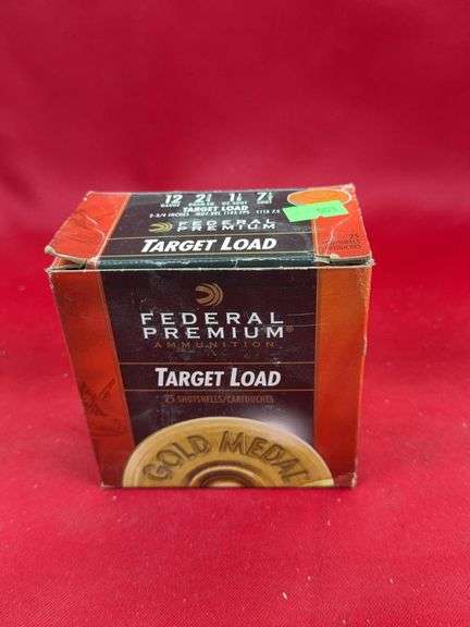 1 box of 25 12 GA Federal Premium Target Load 2 3/4” image