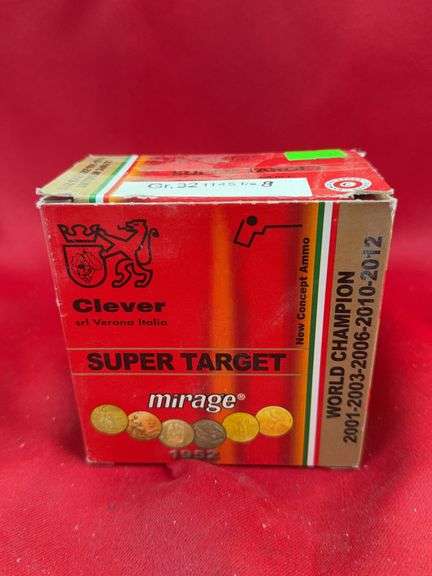 1 Box of 25 Clever Super Target 12 Ga shells image