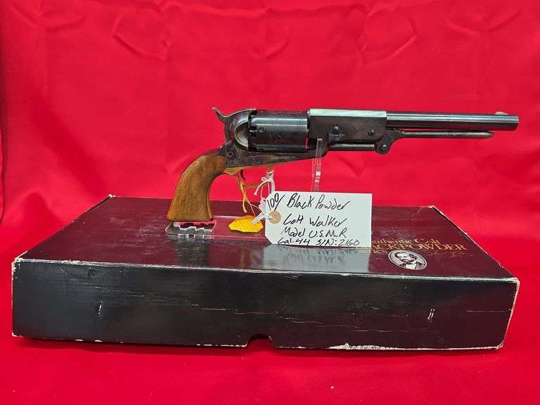 Colt Walker Model U.S.M.R Cal. 44 Black Powder Revolver image