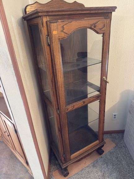 Oak Display cabinet image