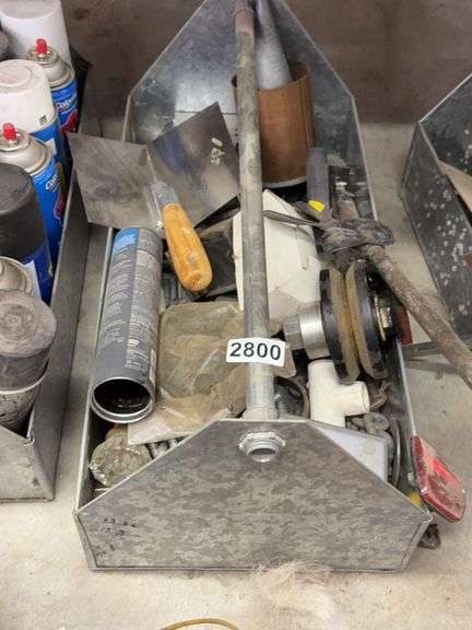 Tool box with assorted items image