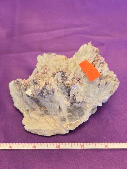 Lepidolite Dolomite mixed Mineral cluster Mica 1 Lb. 10 Oz. image