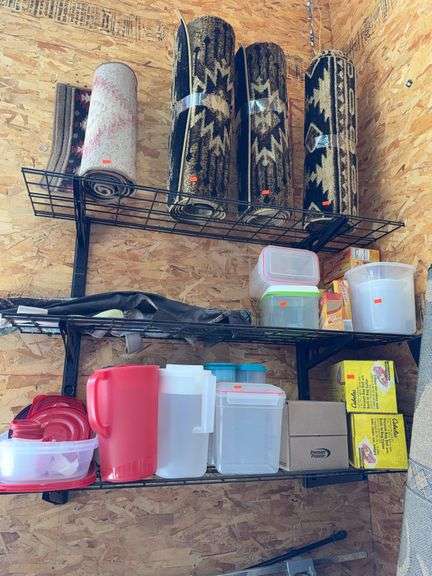 Contents of 3 shelves image