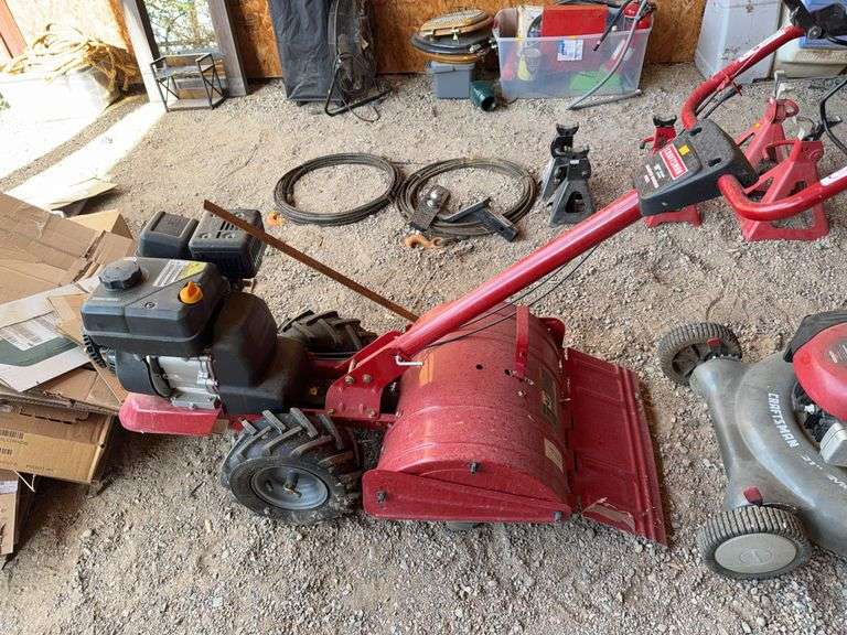Craftsman rototiller 18” tilling width image