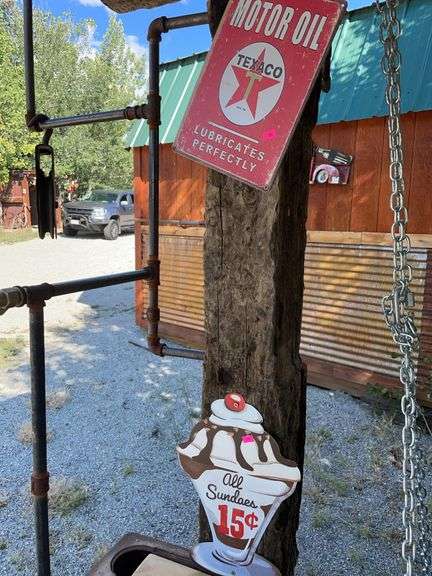 Two metal signs image
