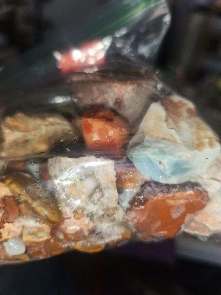 Mixed rough opal lot some Color 1lb Mexican Fire image