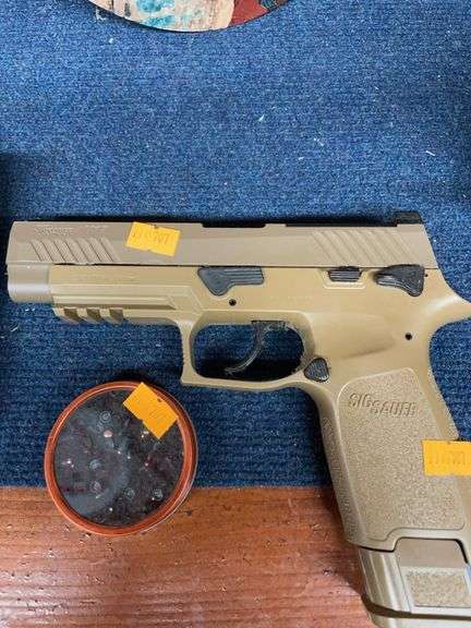 SIG Sauer M 17 pellet pistol with pellets image