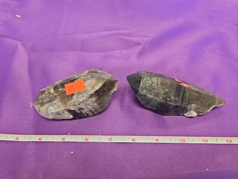 Root Beer Smoky record Keeper Quartz and Clear Smoky 1 Lb. 2 Oz. image