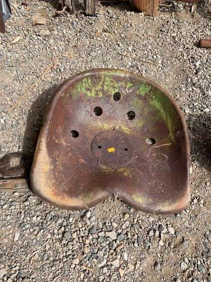 Antique implement seat image