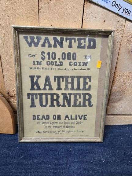 Framed Wanted Sign image