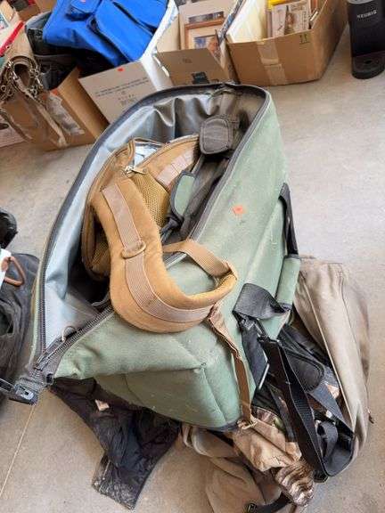 Big cooler bags and assorted hunting bags image