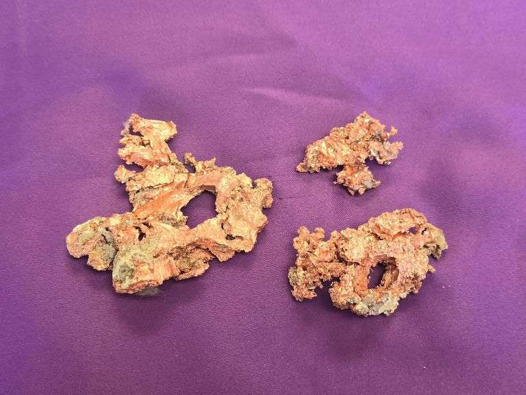 Copper Native Michigan Float Bullion Specimens 8 Oz. image