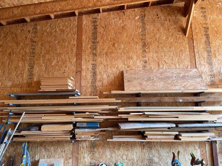 Large assortment of lumber image
