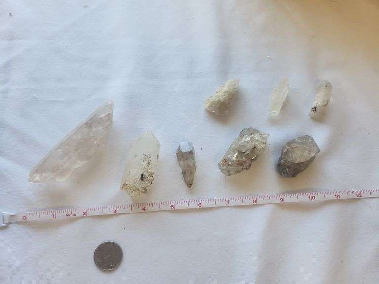 Brazil and India Crystal point lot quartz image