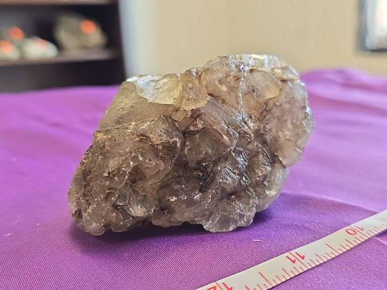 Crystal Alligator smoky quartz 12 Oz. image