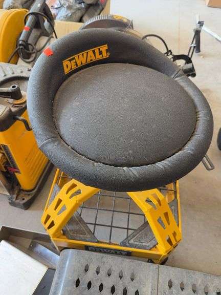 Dewalt rolling shop stool image