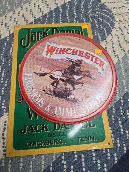 2 Assorted Tin Signs image