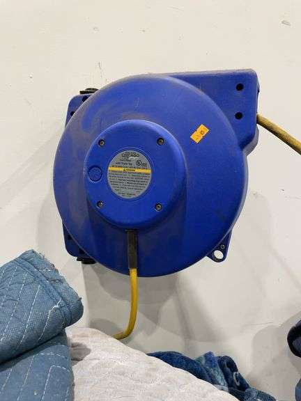 Chicago electric cord reel with triple tap image