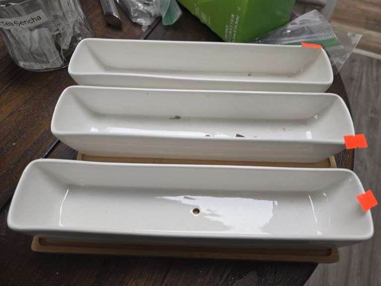 3 Porcelain Display Bowls image