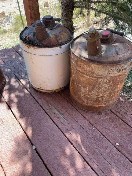 2 vintage gas cans image