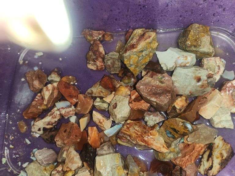 ROUGH OPALS LOT Australia Mexico mixed fields w some Color 200 grams image