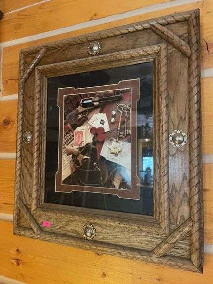 Western framed picture image