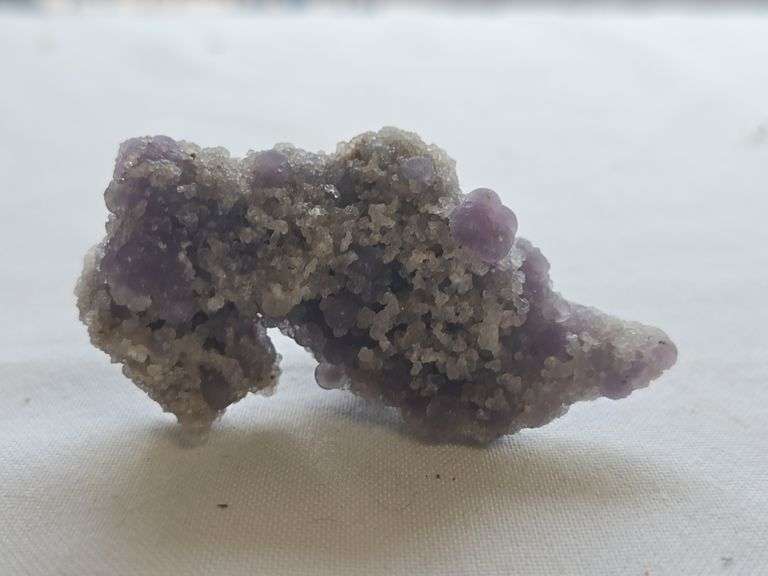 Chalcedony bubbles grape agate mineral specimen 4 Oz image
