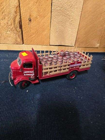 Die Cast Budweiser Truck with Barrels image