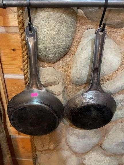 Two metal pans image