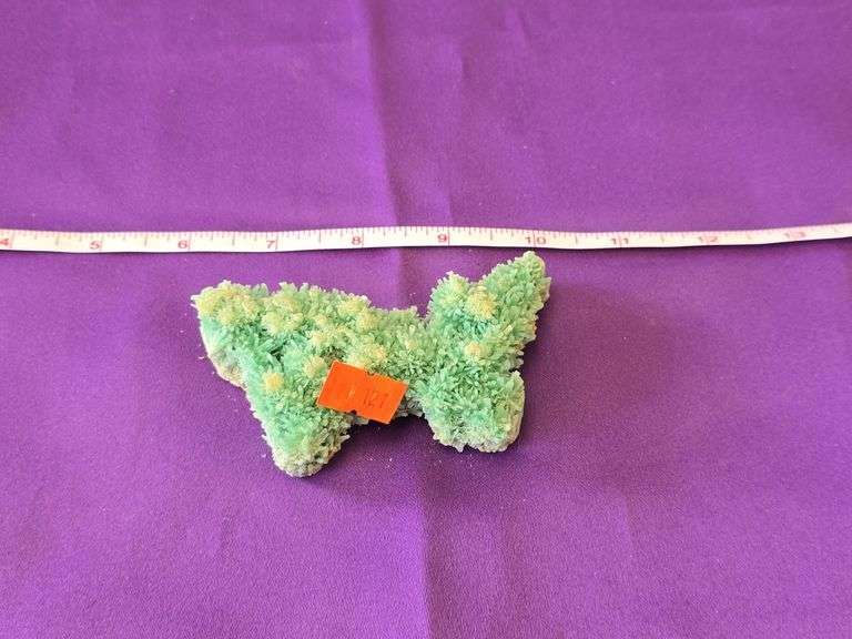 RARE Green Selenite cluster Australia Mineral Display 2 Oz. image