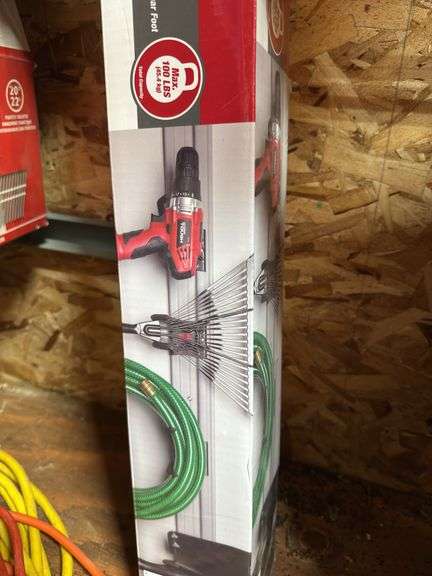 Hyper tough five piece garage organizer image