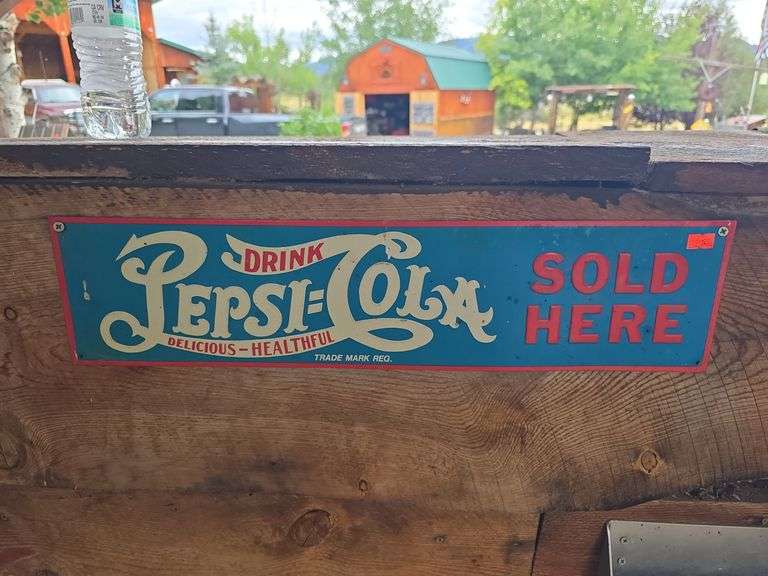 Pepsi Metal Sign image
