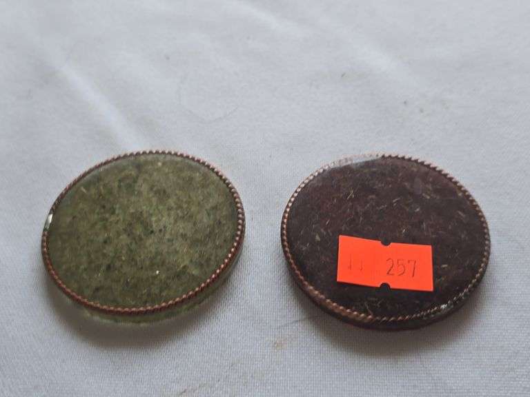 Mineral Rounds Copper Meditation crystal discs image