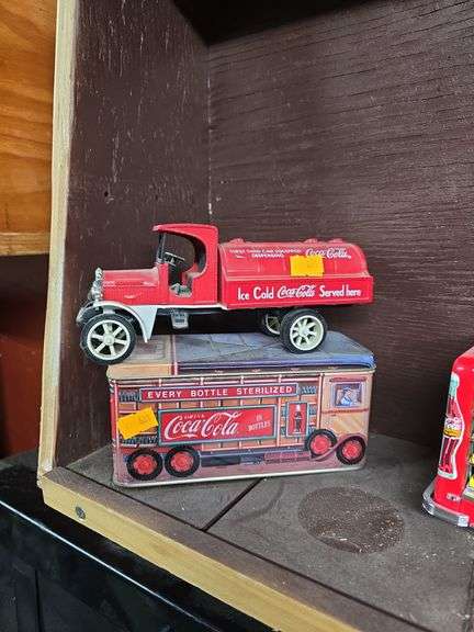 Coke Tin & Coke Collectible Truck image