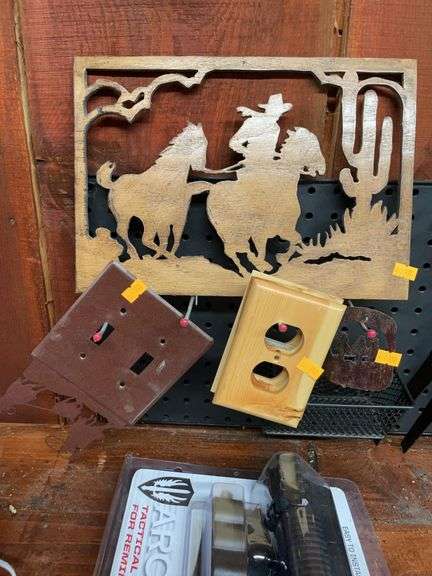 Lot of western decor outlet covers switch plate image