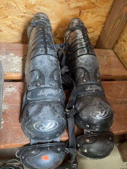 Rawlings hockey shin pads image