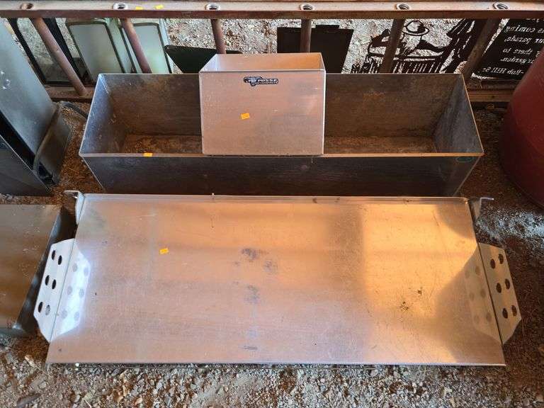 Stainless Steel Trailer Shelves image