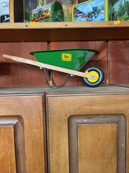 John Deere wheelbarrow image